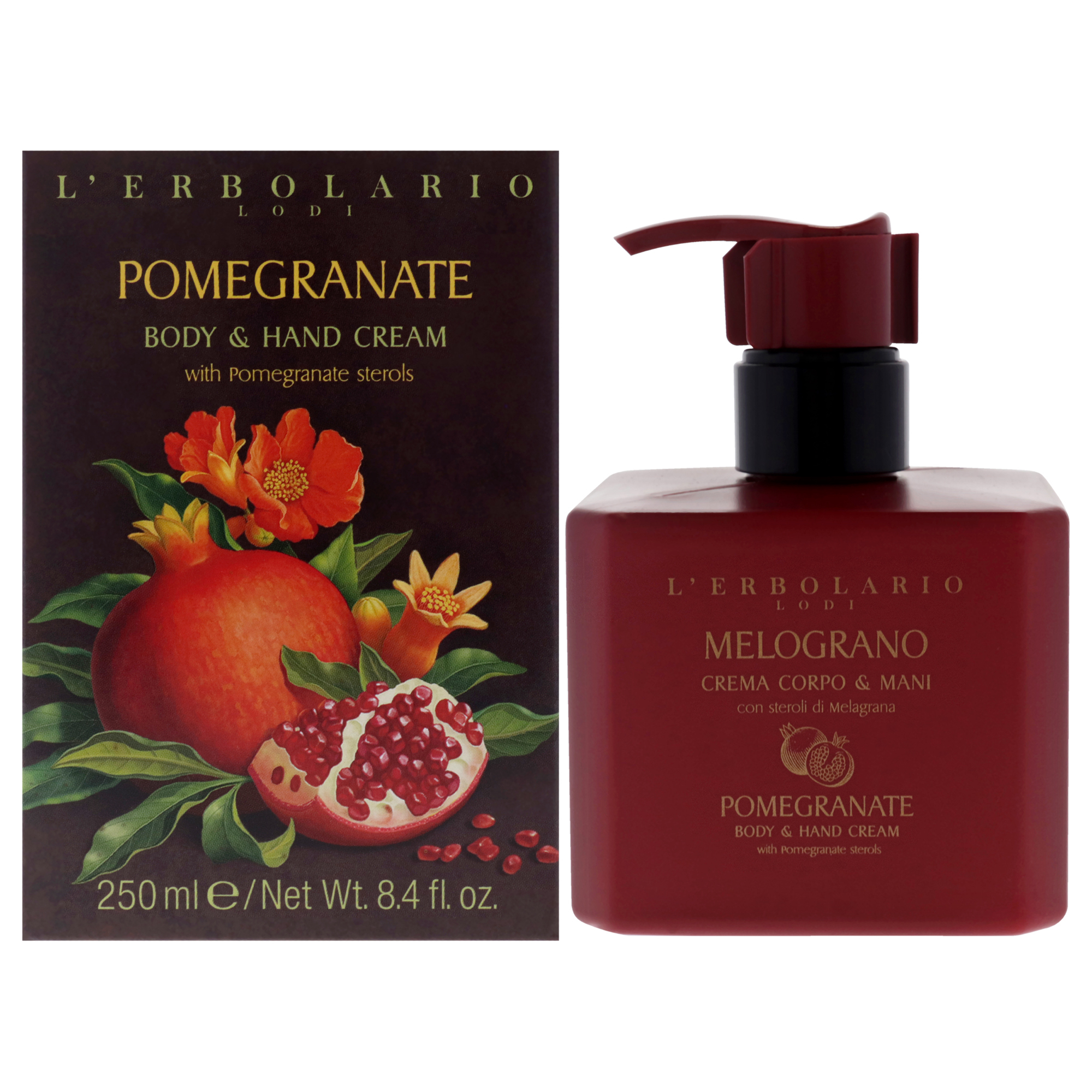 Body And Hand Cream  Pomegranate By Lerbolario For Unisex  84 Oz Cream